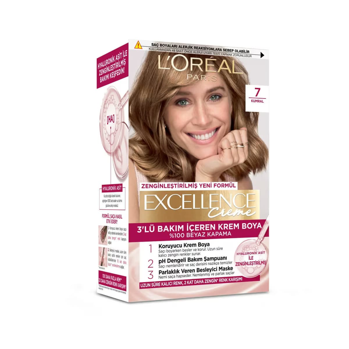 L’Oréal Paris Excellence Creme Saç Boyası Kumral 7