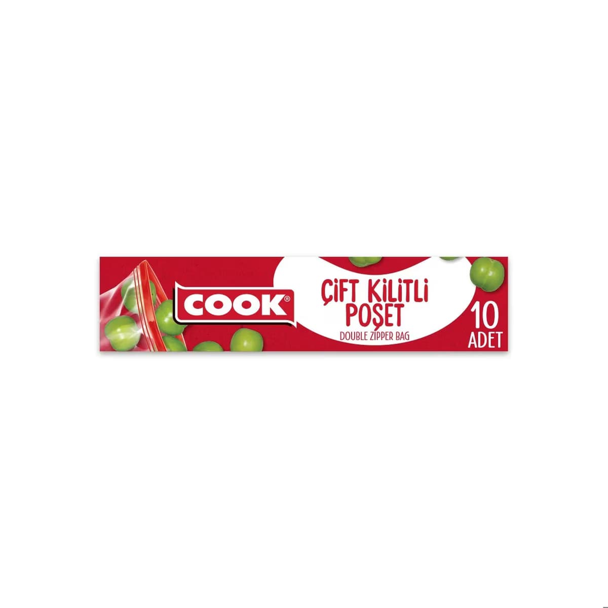 Cook Çift Kilitli Poşet 10 Adet