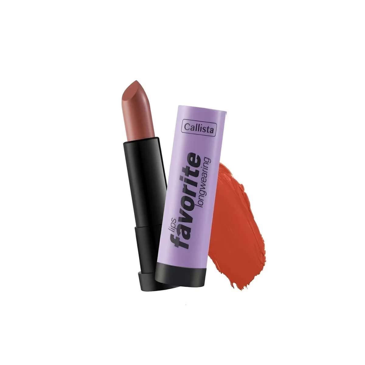 Callista Lips Favorite Longwearing Lipstick Ruj 306 Here Kitty Kitty Kahverengi
