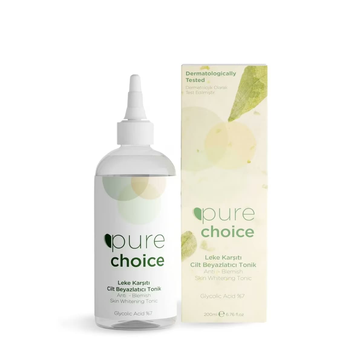 Pure Choice Leke Karşıtı Cilt Beyazlatıcı Tonik 200 ml