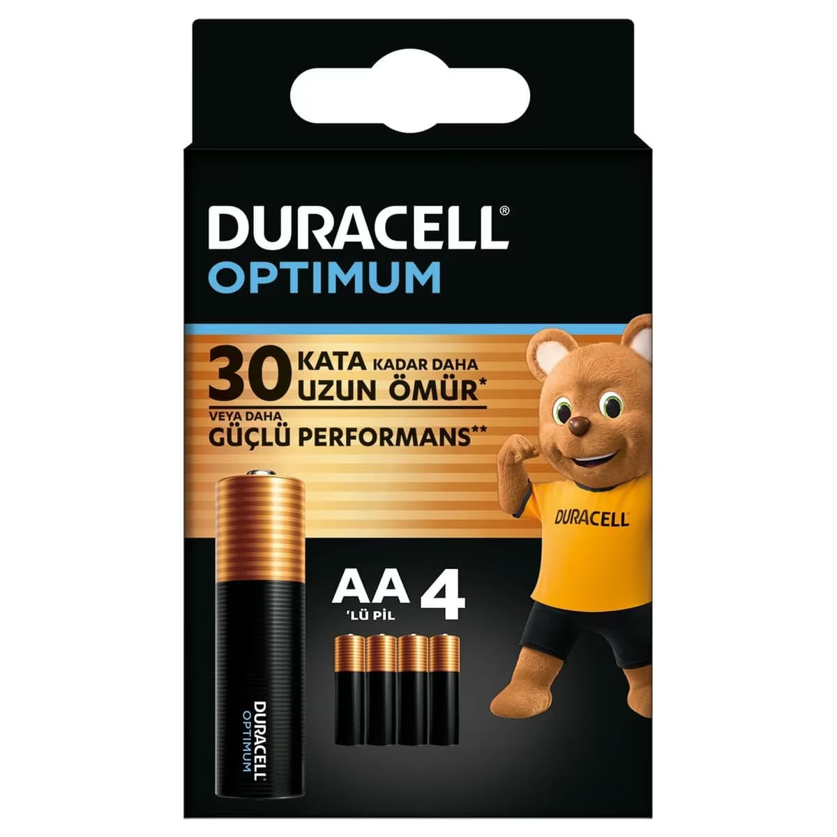 Duracell PIL Optimum AA Alkalin Kalem Pil 1,5V - LR6 MX1500