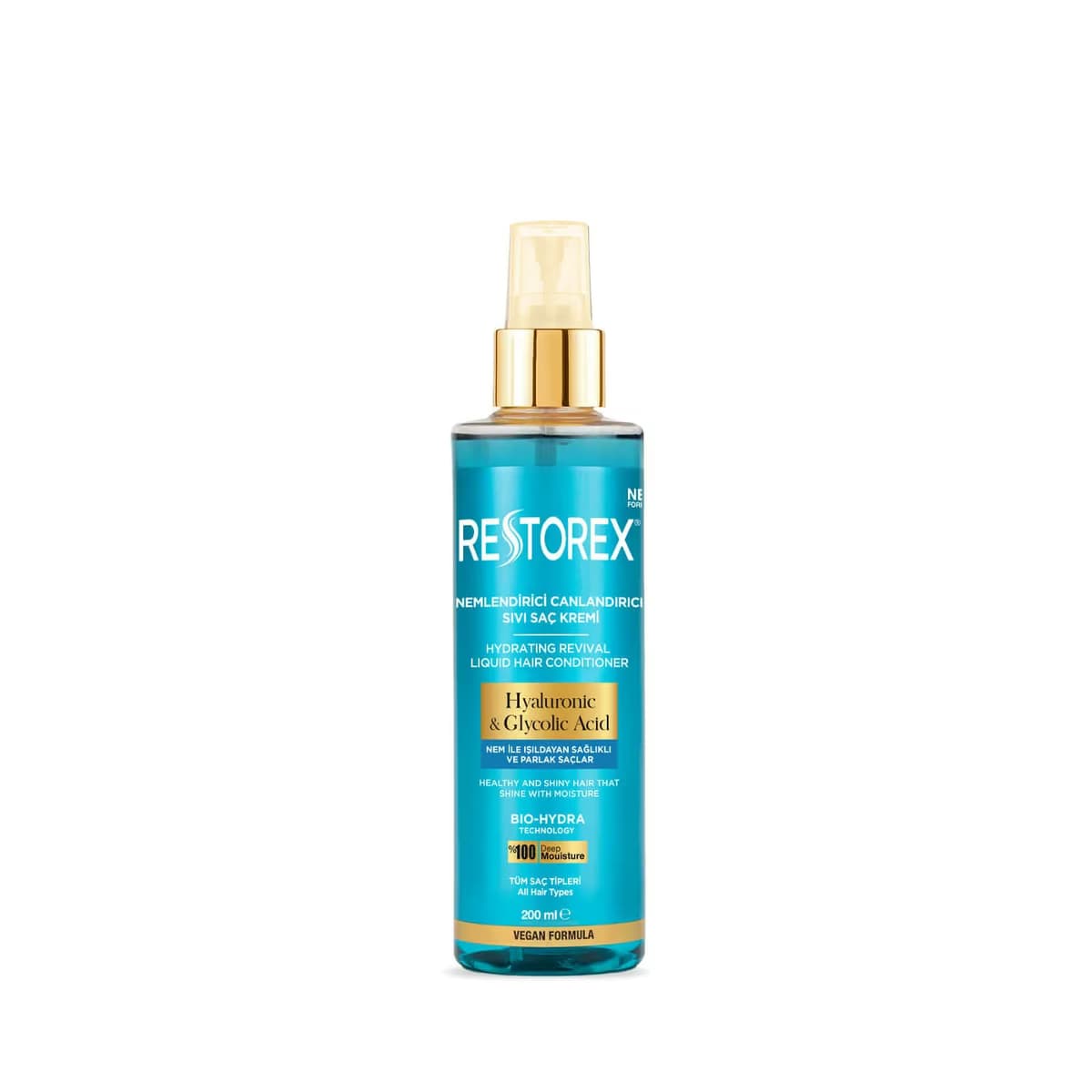 Restorex Sıvı Saç Kremi Hyaluronic & Glycolic Acid 200 ml