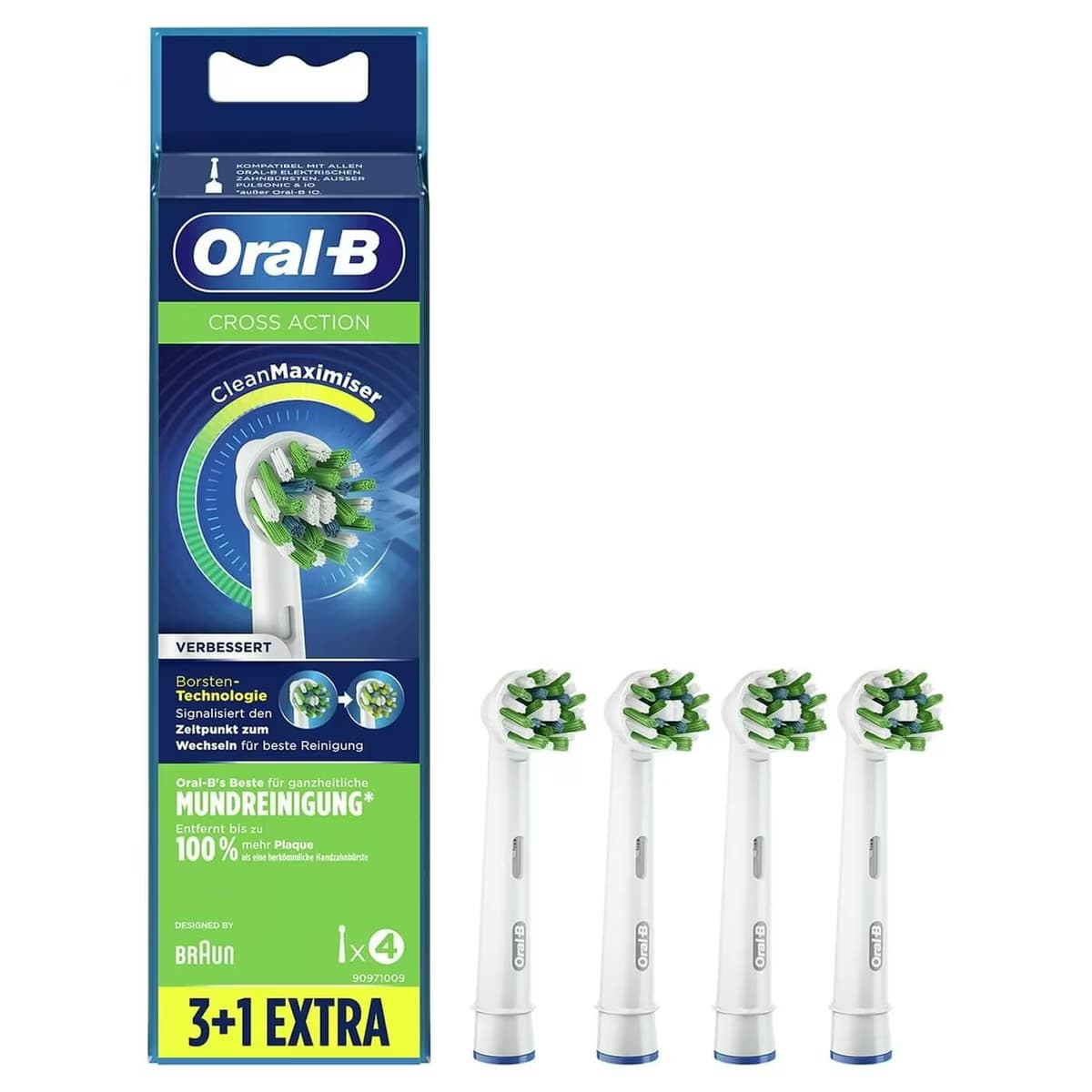 Oral-B Cross Action Clean Maximizer 3+1 Diş Fırçası Yedek Başlığı EB50