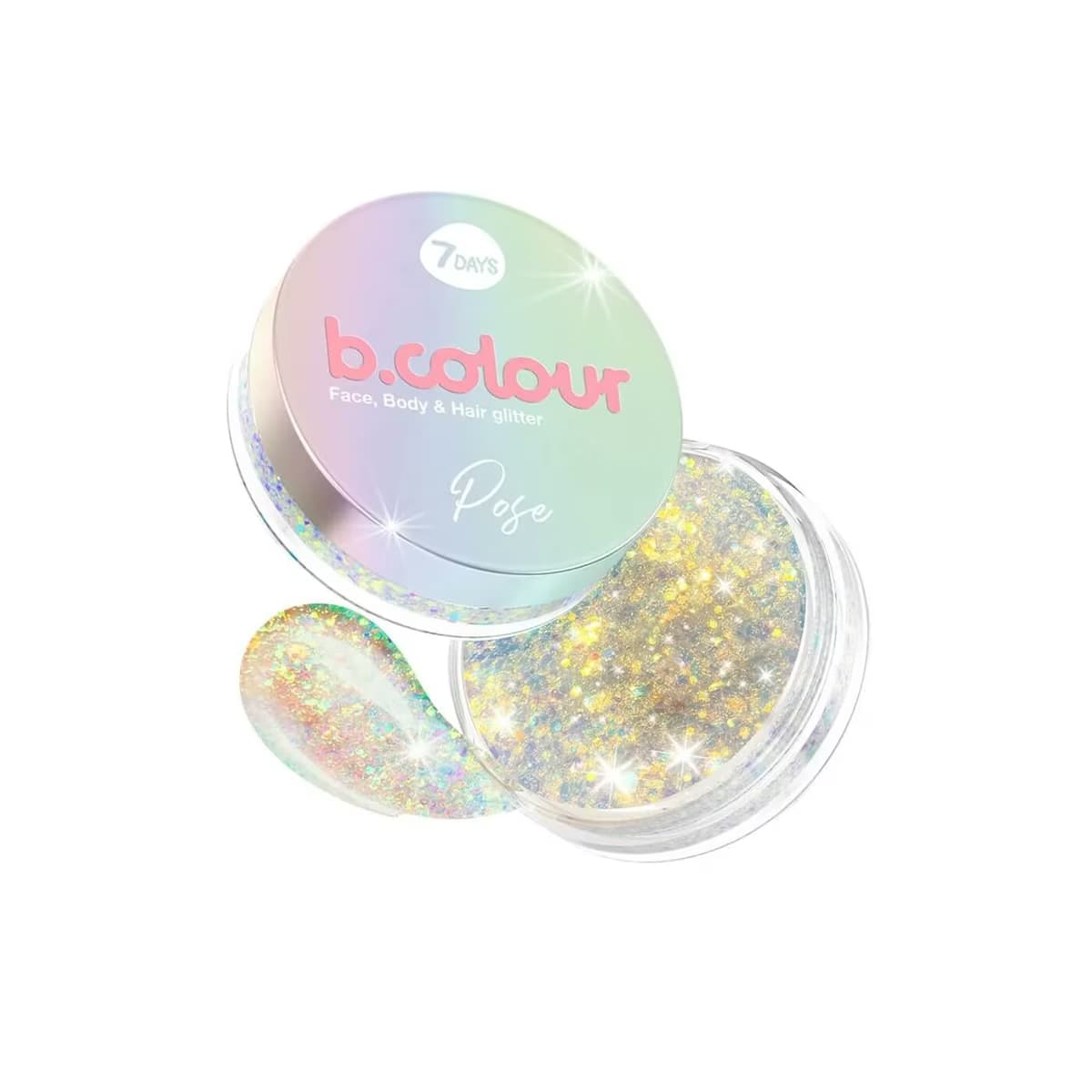 7Days B.Colour Glitter Yüz, Vücut ve Saç, 01 Pose