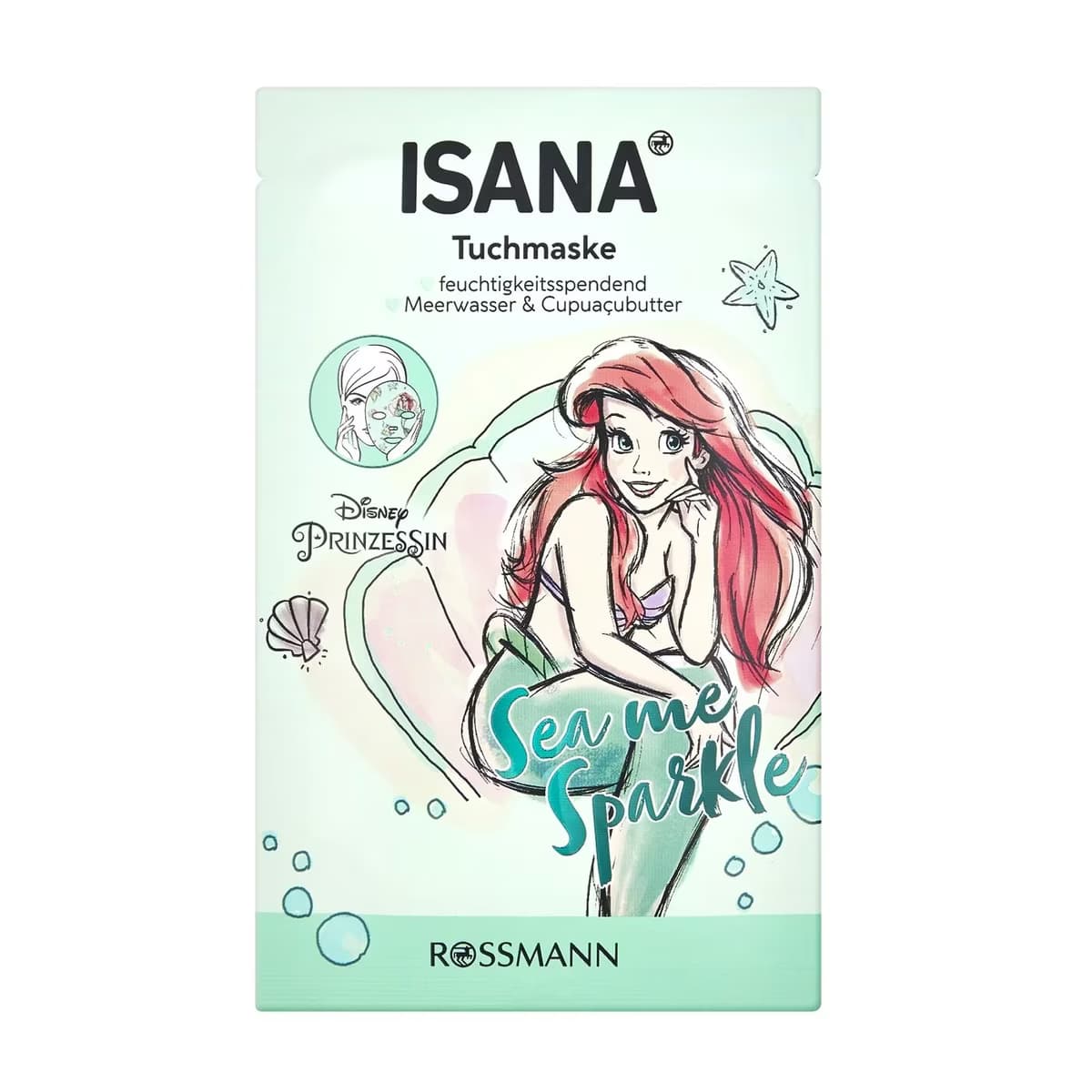 Isana Disney Kağıt Maske Arielle