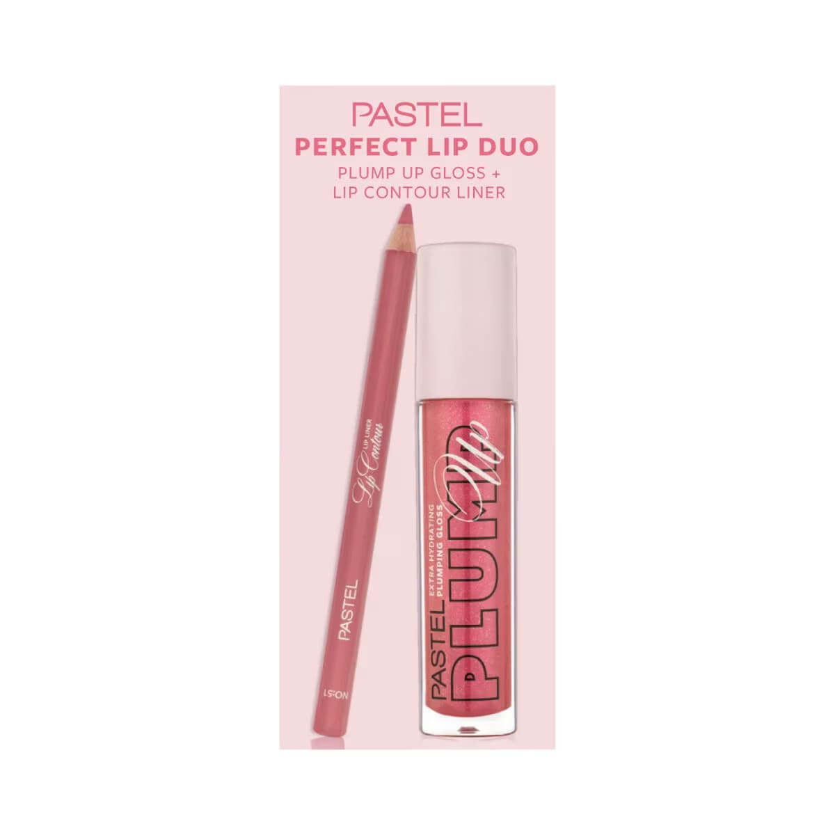 Pastel Profashion Plumping Gloss 206 & Lip Contour Lip Liner 51