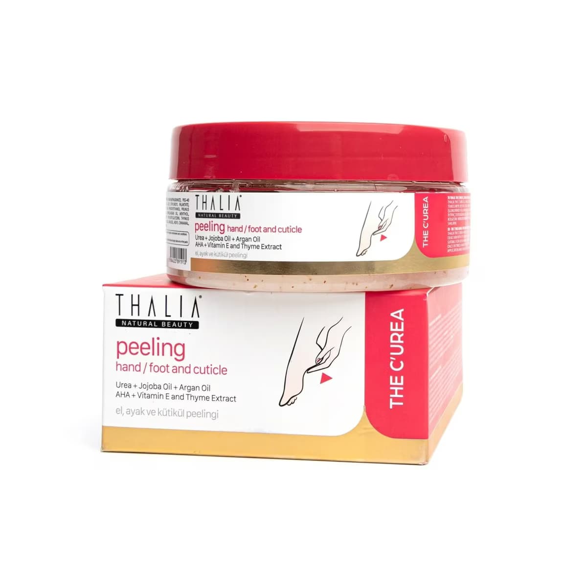 Thalia El & Ayak Kütikül Bakım Peelingi Üre & jojoba Yağı İçerikli Onarıcı 200 gr