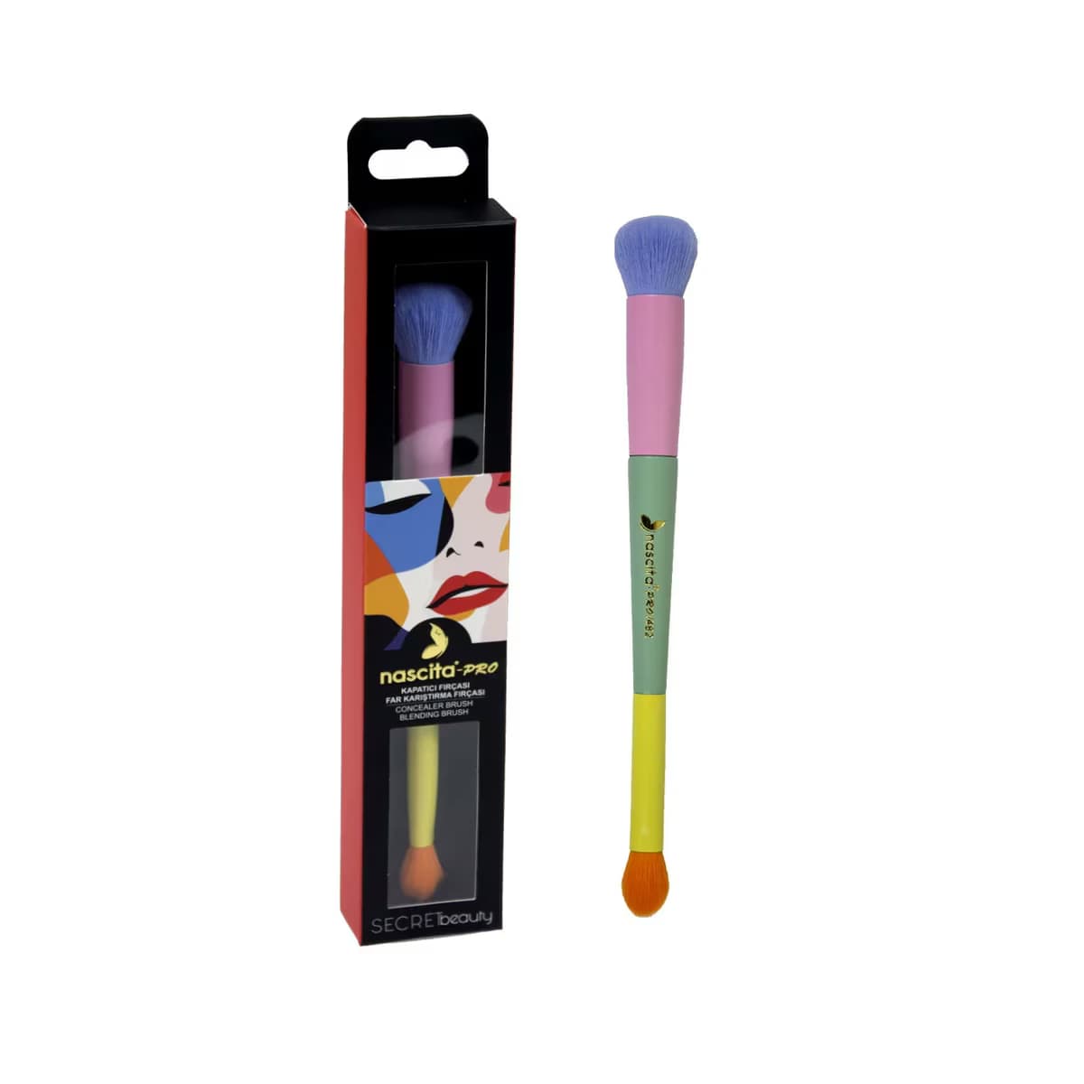 Nascita Secret Beauty Kapatıcı ve Far Karıştırma Fırçası