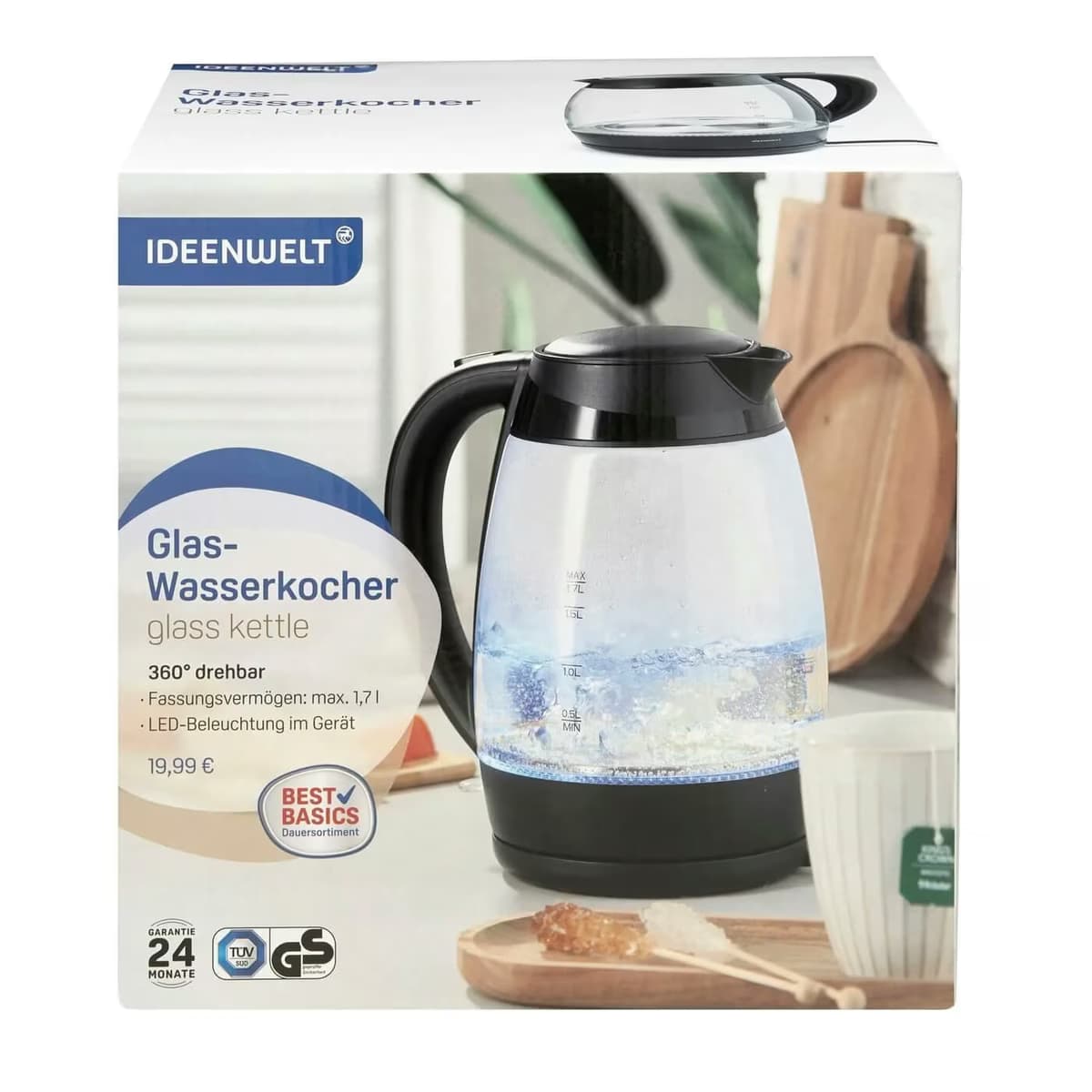 Ideenwelt Cam Kettle 1.7 Litre