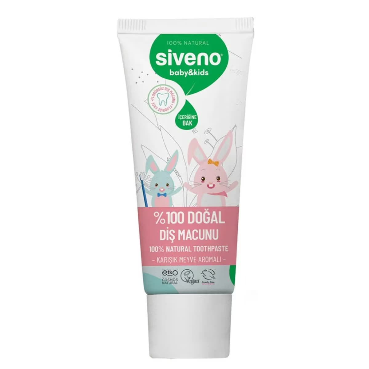 Siveno Doğal Diş Macunu Bebek Ve Çocuklar İçin 50 ml