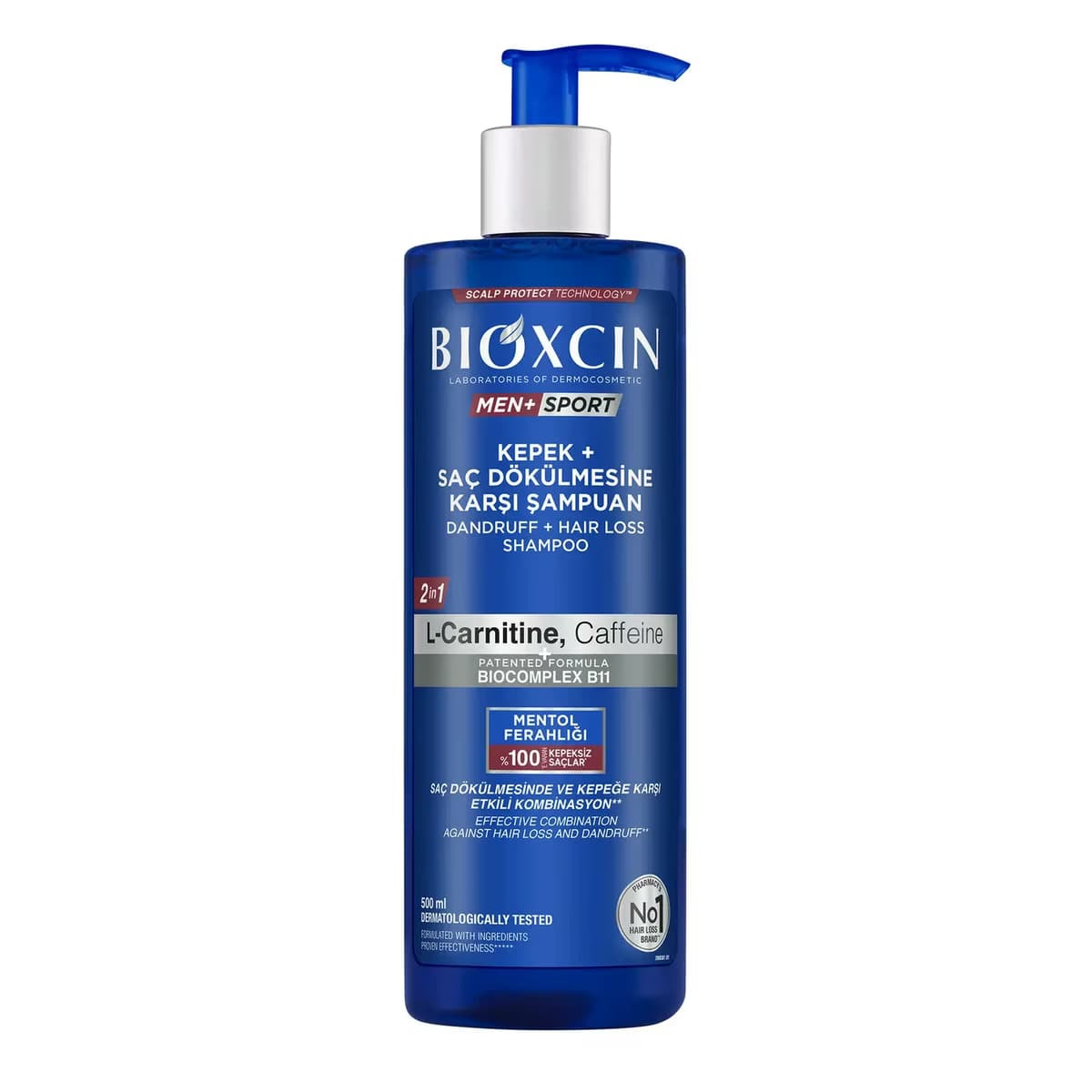 Bioxcin Men+ Sport Kepek ve Saç Dökülmesi Karşıtı Şampuan 500 ml