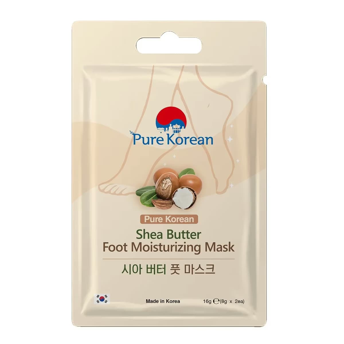 Pure Korean Nemlendirici Ayak Maskesi Shea Butter