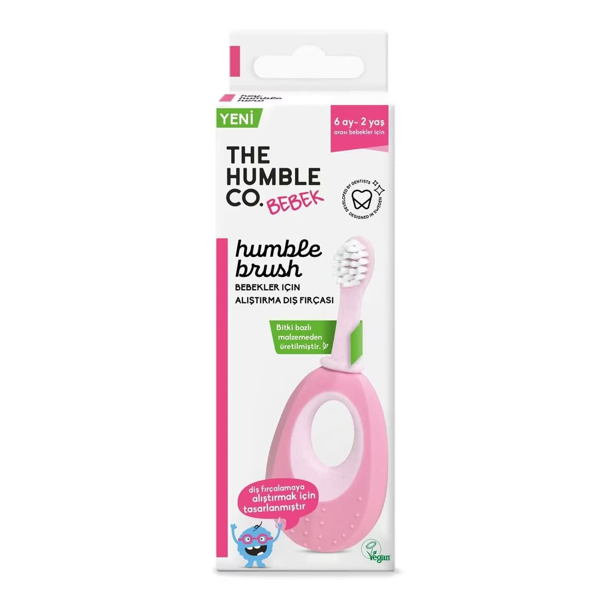 Humble Brush Bebek Alıştırma Diş Fırçası Pembe