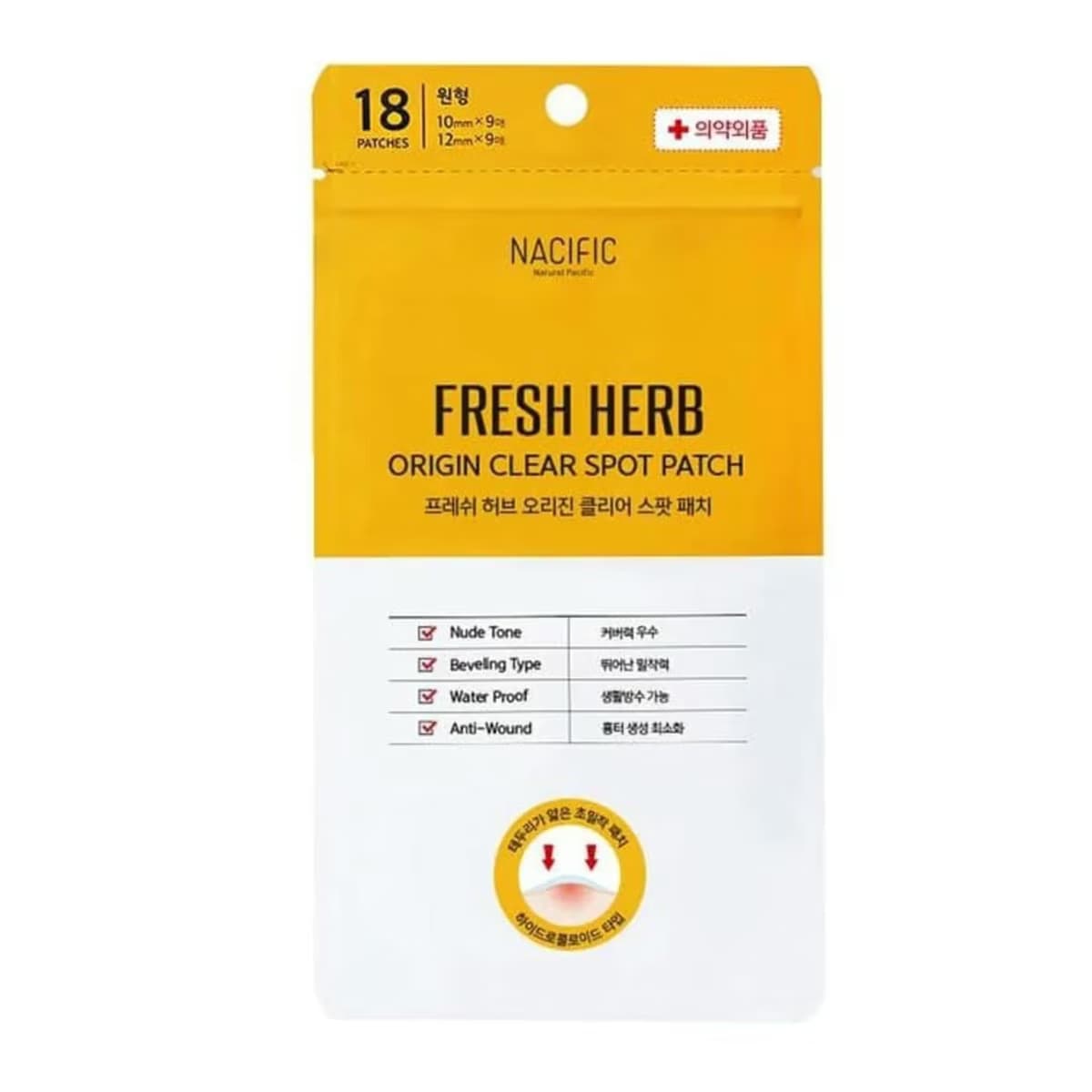Nacific Fresh Herb Origin Şeffaf Sivilce Bandı 29 Adet