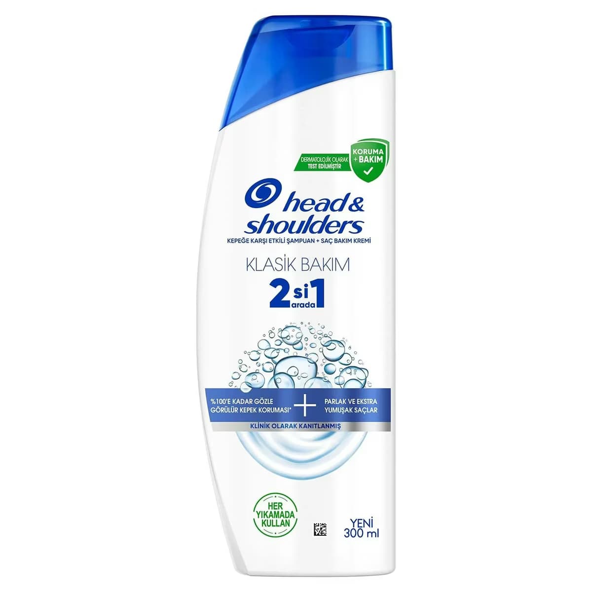 Head&Shoulders Şampuan 2'si 1 Arada Klasik Bakım Kepek Karşıtı 300 ml