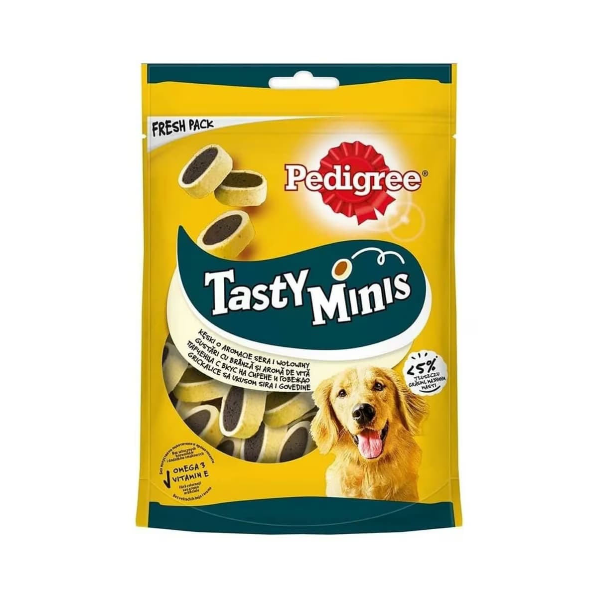 Pedigree Köpek Ödül Maması Tasty Minis Sığırlı&Peynirli 140 gr