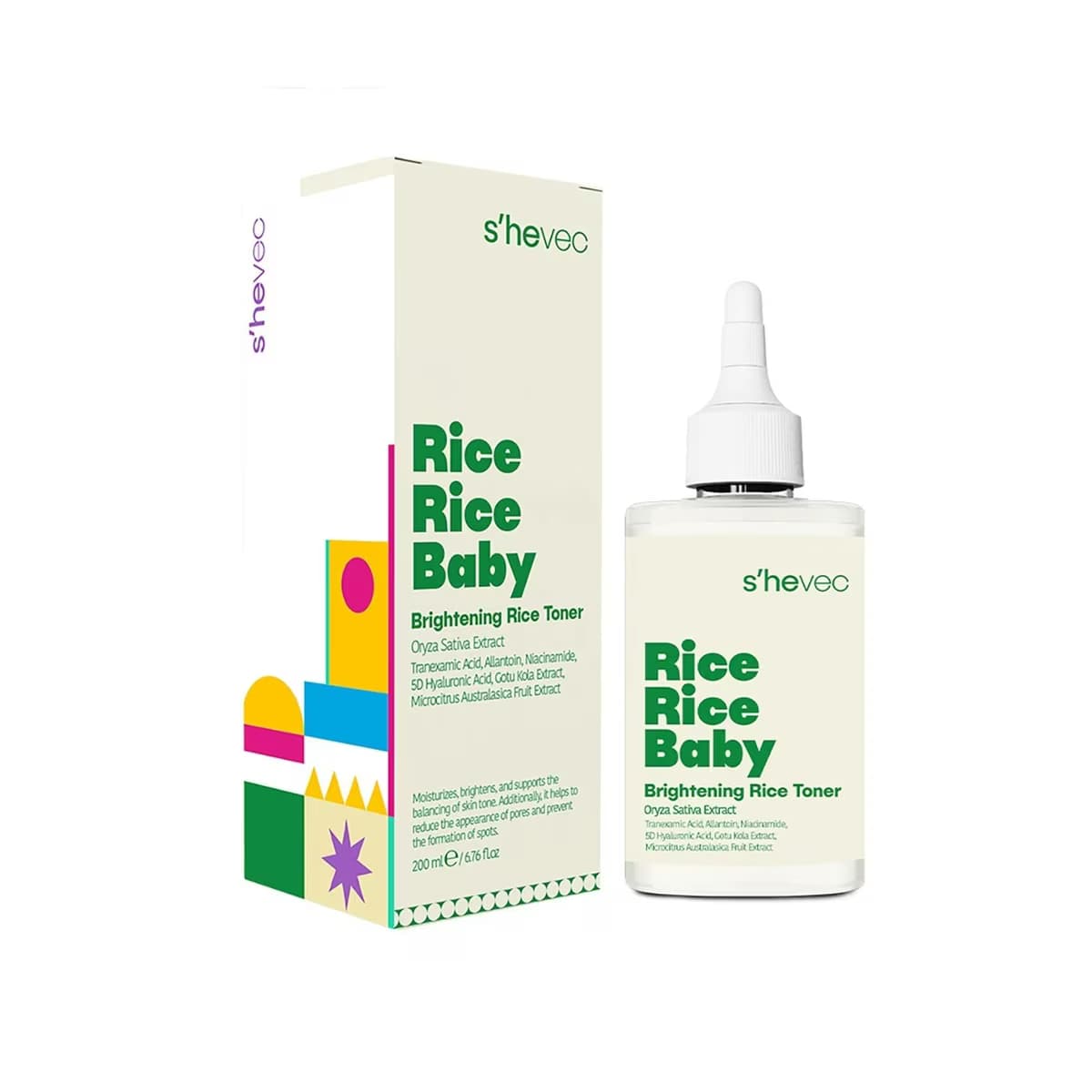 She Vec Tonik Rice Rice Baby Aydınlatıcı 200 ml