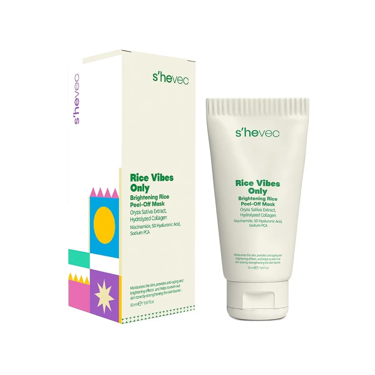 She Vec Maske Rice Vibes Only Aydınlatıcı 50 ml