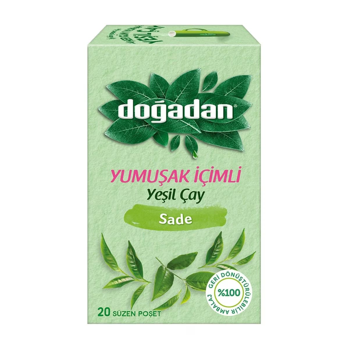 Doğadan Yeşil Çay Yumuşak İçim 20'li