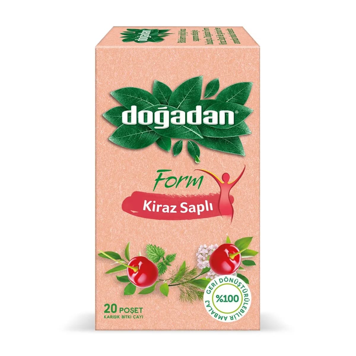 Doğadan Form Çayı Kiraz Saplı 20'li