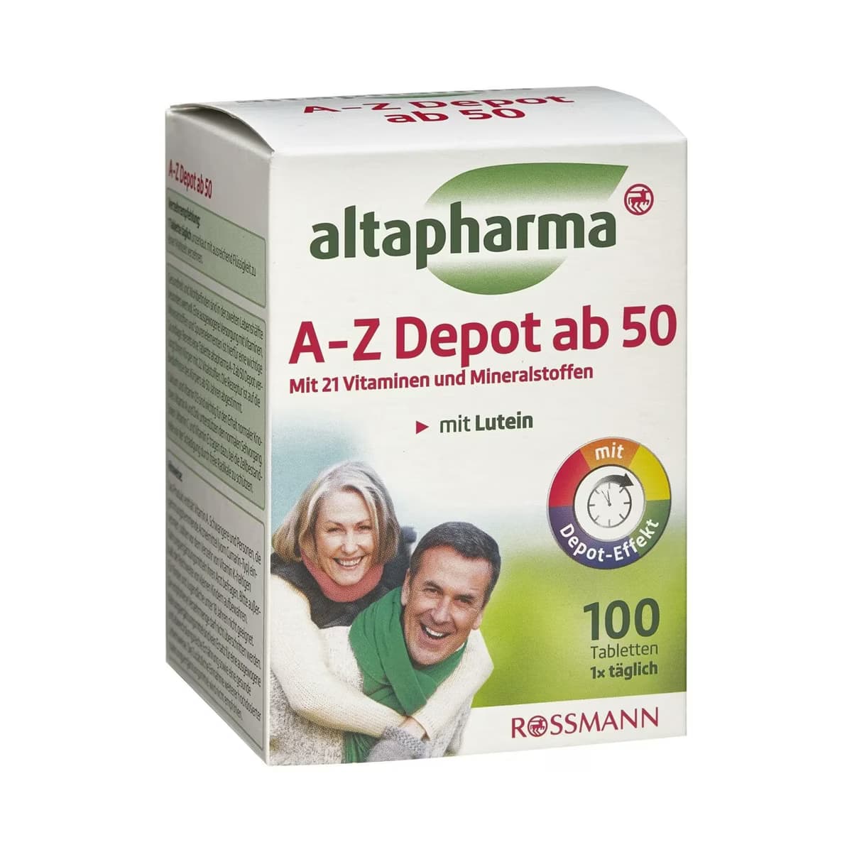 Altapharma Multivitamin Tablet Mineral A-Z 50 Yaş 100'lü