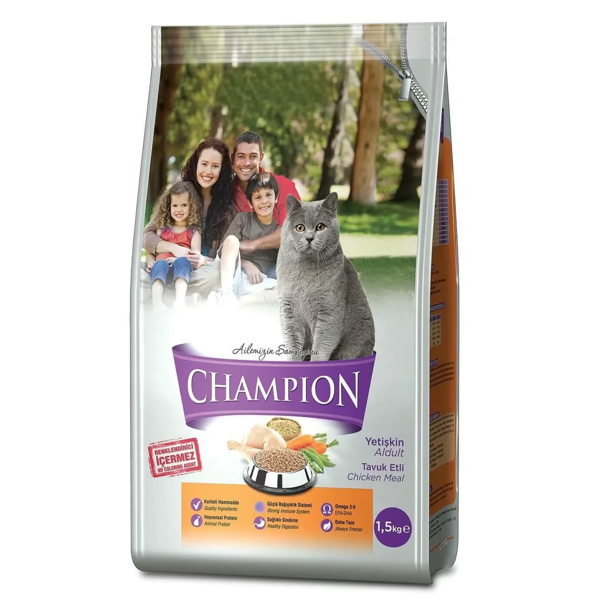 Champion Kuru Kedi Maması Tavuklu 1500 gr