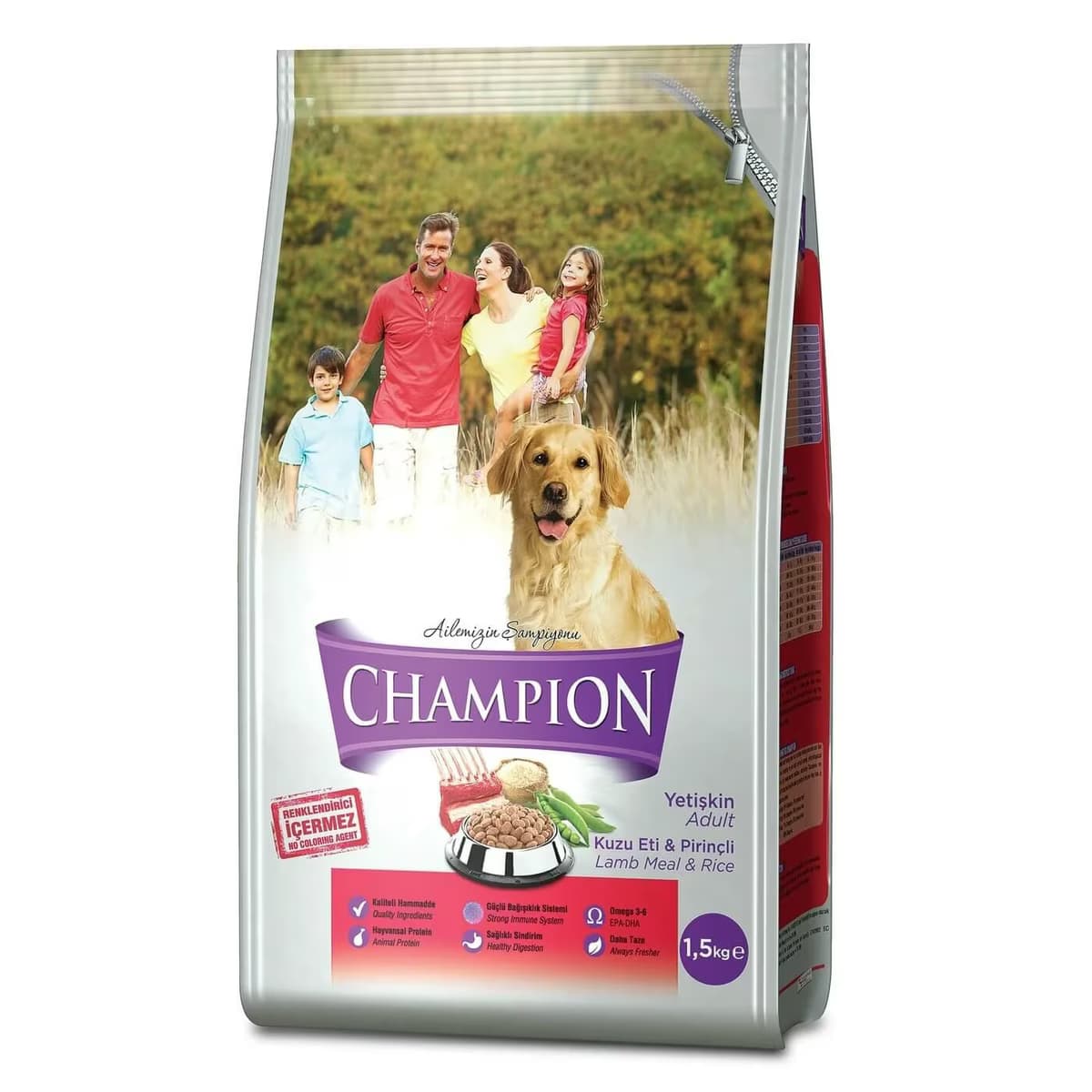 Champion Kuru Köpek Maması Kuzu Etli 1500 gr