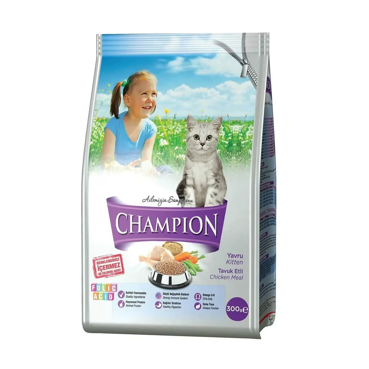 Champion Kuru Kedi Maması Kitten 300 gr