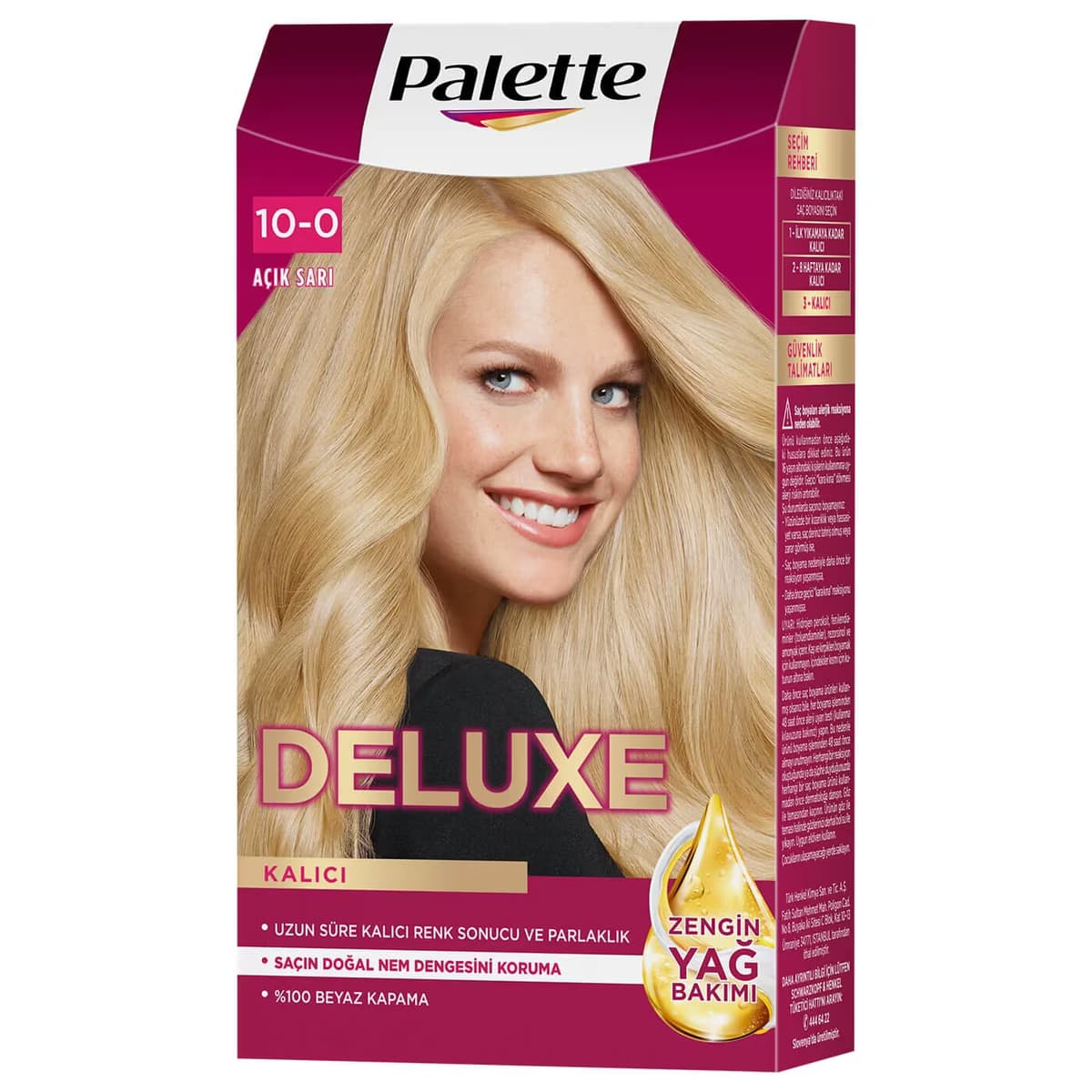 Palette Deluxe Saç Boyası 10-0 Açık Sarı 115 ml