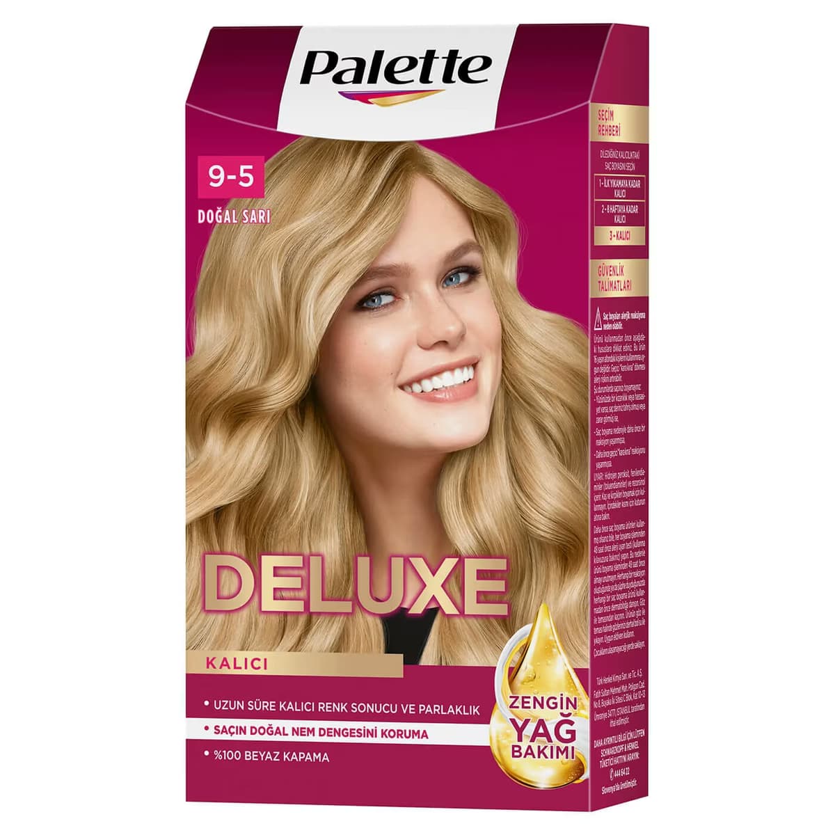 Palette Deluxe Saç Boyası 9-5 Doğal Sarı 115 ml