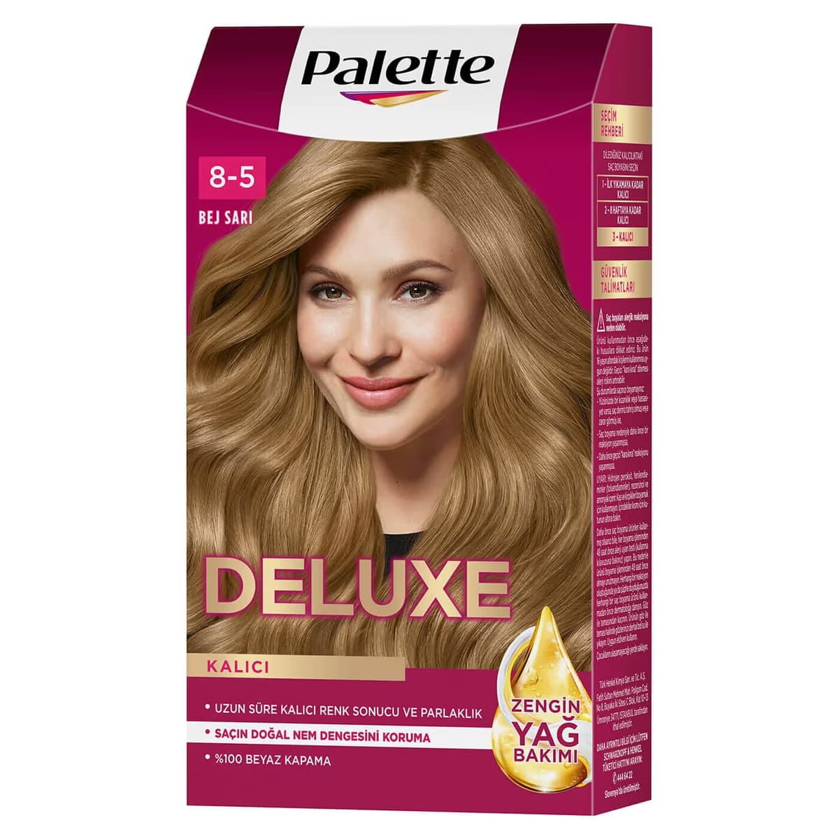 Palette Deluxe Saç Boyası 8-5 Bej Sarı 115 ml