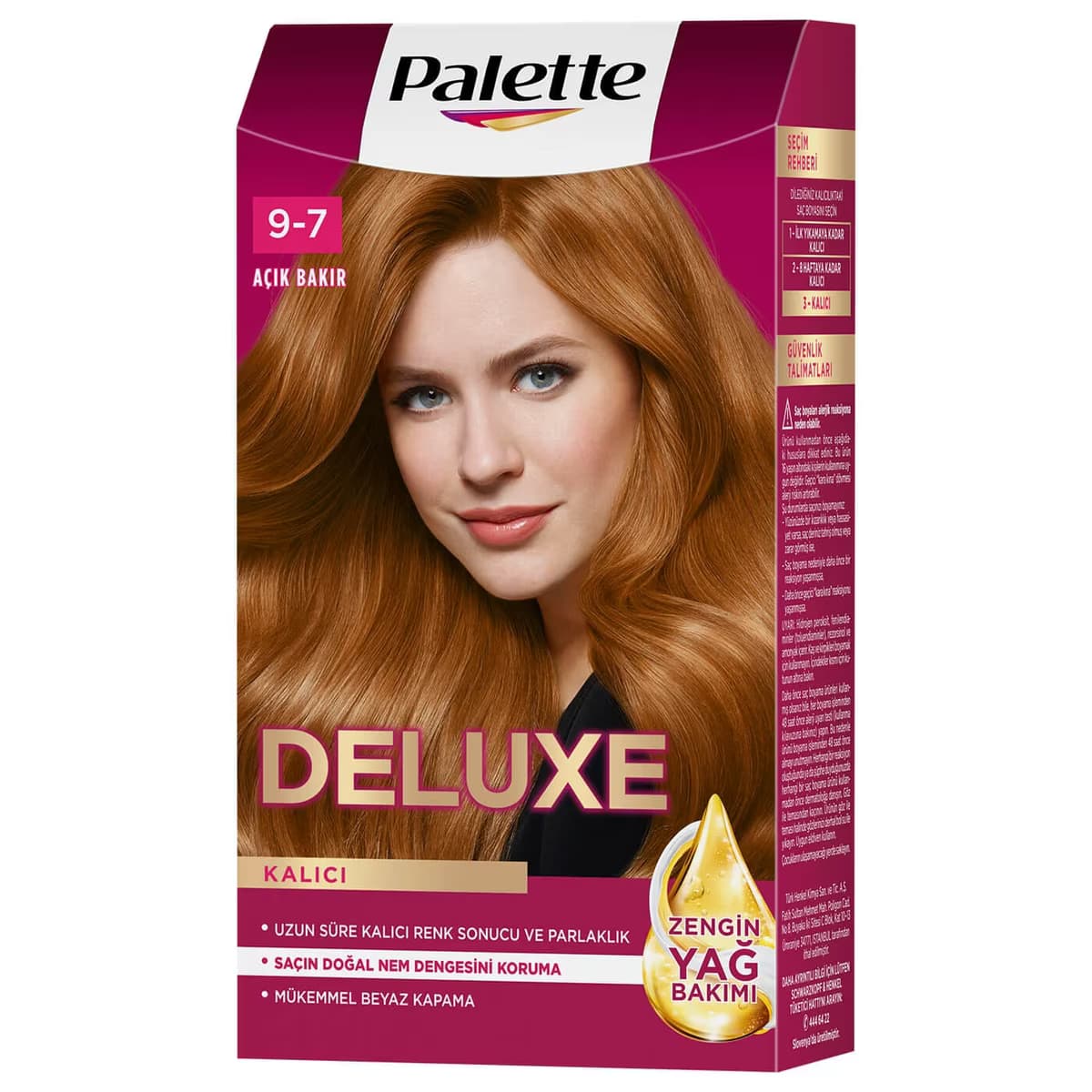 Palette Deluxe Saç Boyası 9-7 Açık Bakır 115 ml