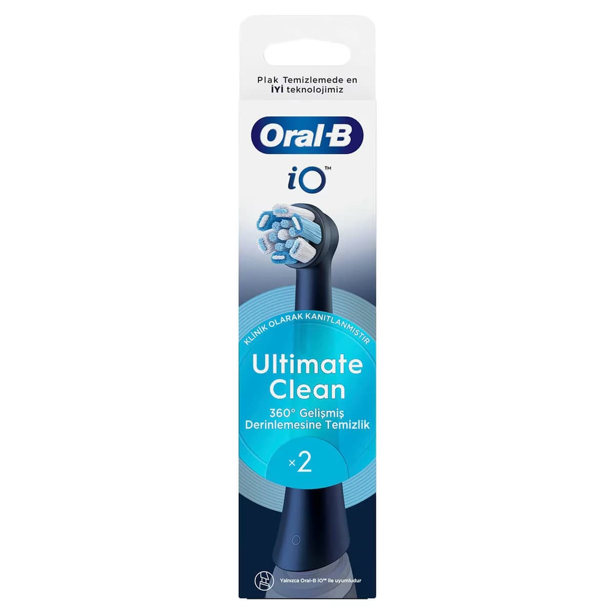 Oral-B Diş Fırçası Yedek Başlık Ultimate Clean Black 2'li