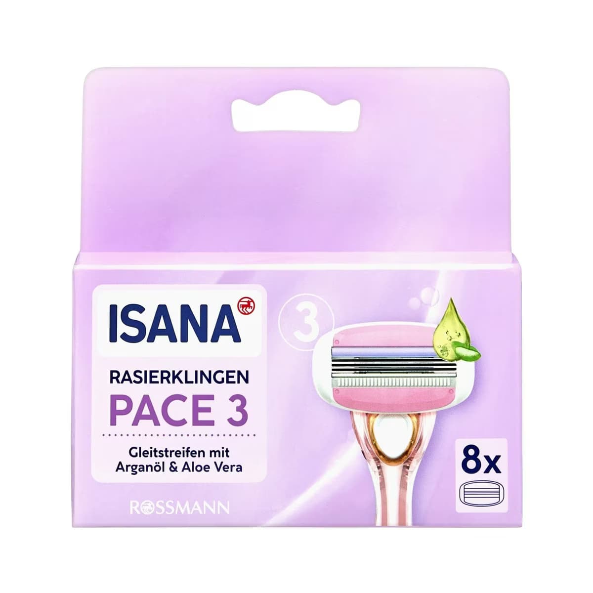 Isana Tıraş Bıçağı 3 Bıçaklı Sistem Yedek 8'li