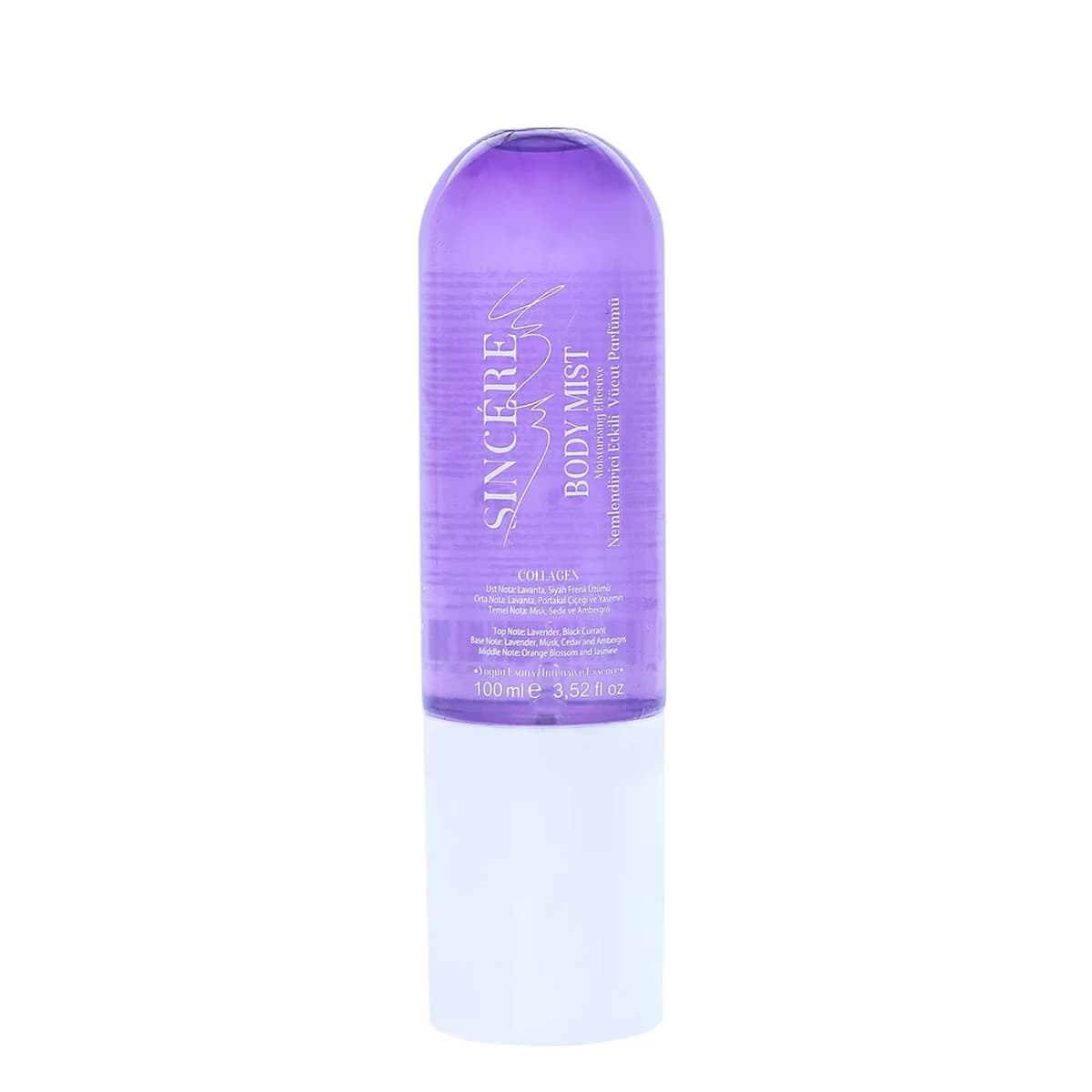 Sincere Nemlendiricili Body Mist Kolajen 100 ml