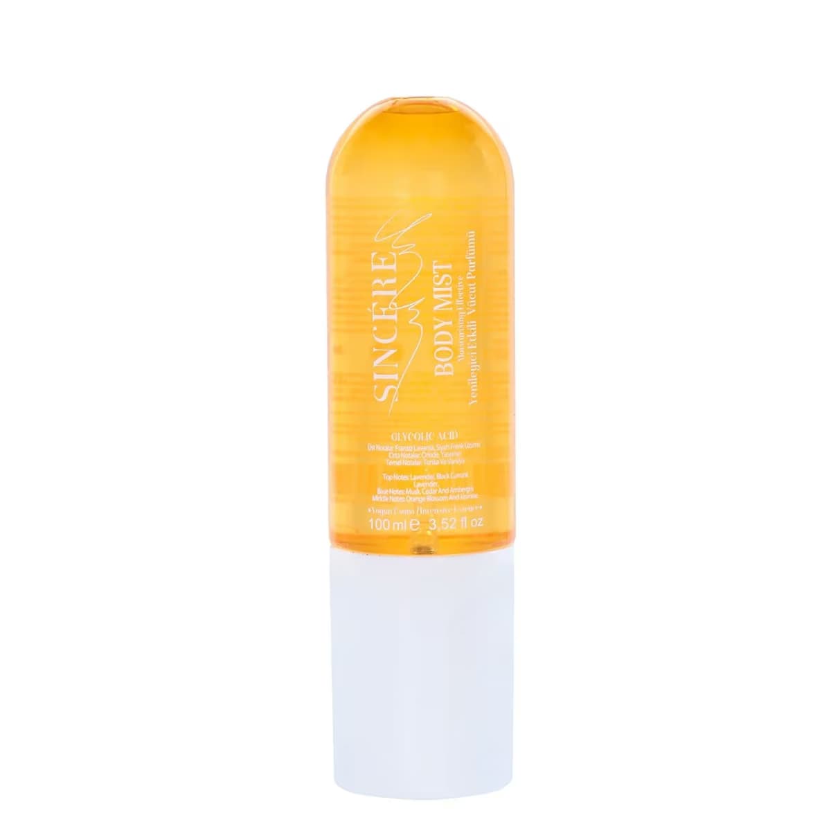 Sincere Nemlendiricili Body Mist Glikolik Asit 100 ml