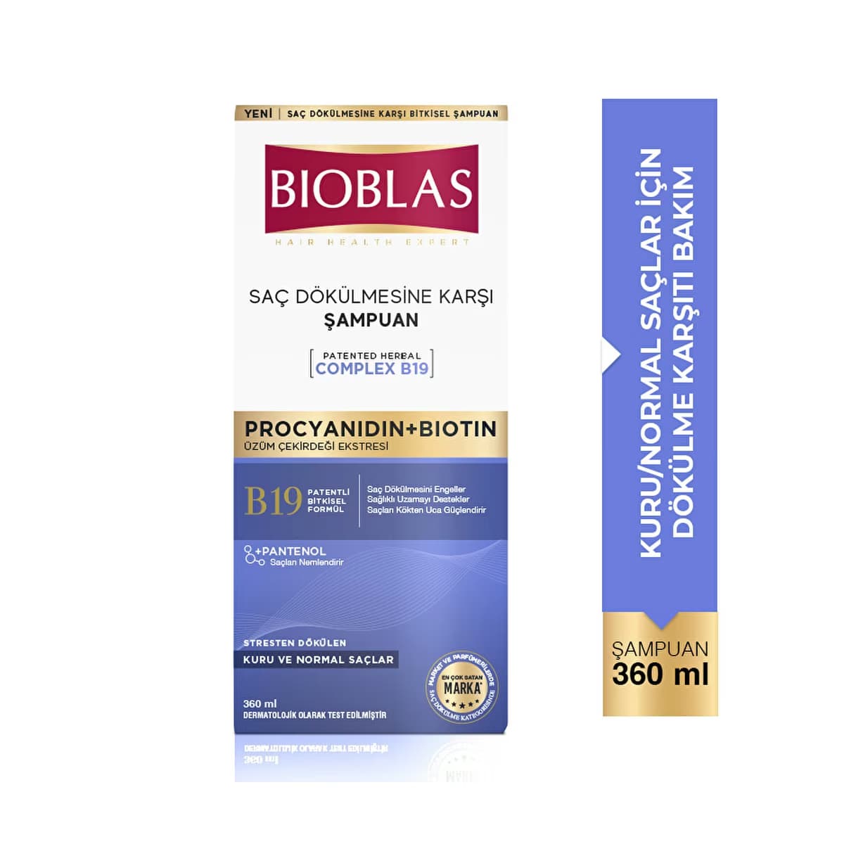 Bioblas Procyanidin Saç Dökülmesine Karşı Anti-Stress Şampuan 360 ml - Gratis