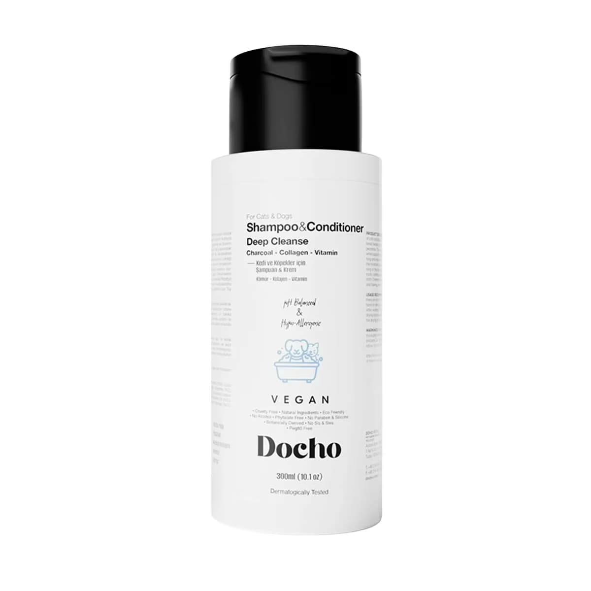 Docho Şampuan ve Krem - Deep Cleanse - Kömür & Kolajen & Vit