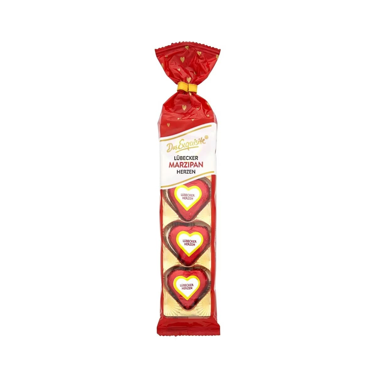 Das Exquisite Tablet Çikolata Marzipan Kalp 50 gr