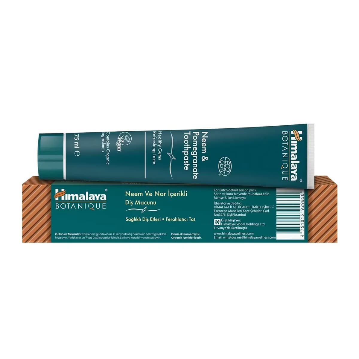 Himalaya Botanique Diş Macunu Neem ve Nar 75 ml