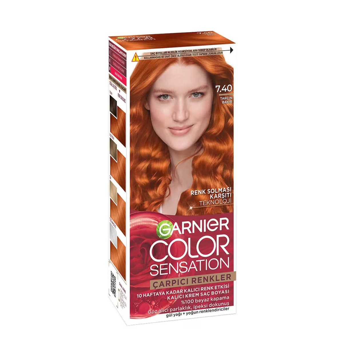 Garnier Color Sensation Saç Boyası 7.40 Tarçın Bakır