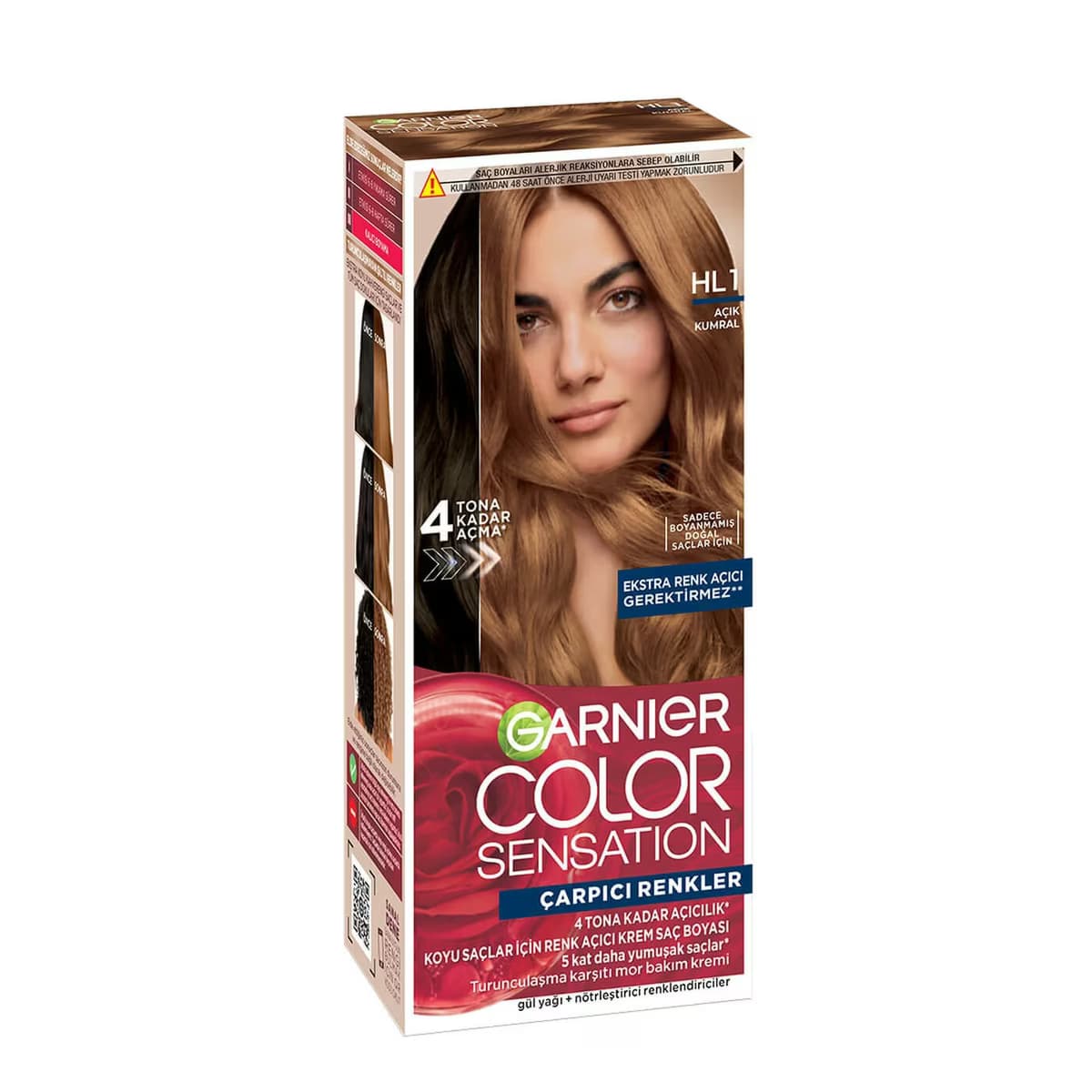 Garnier Color Sensation Saç Boyası HL1 Açık Kumral