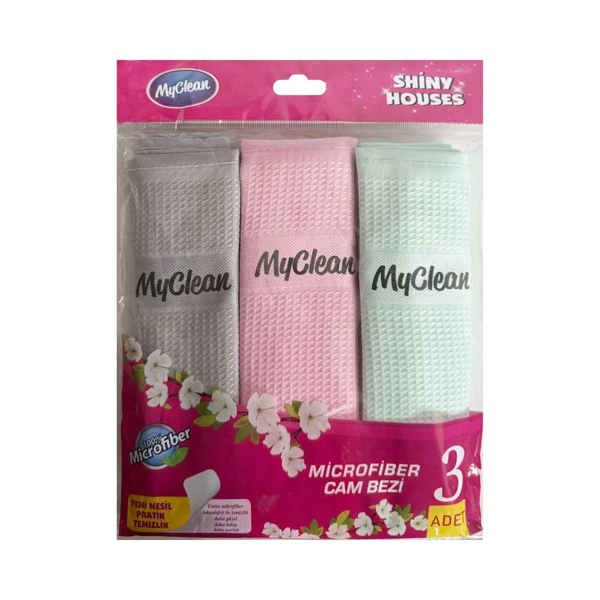 MyClean Mikrofiber Cam Bezi 3'lü