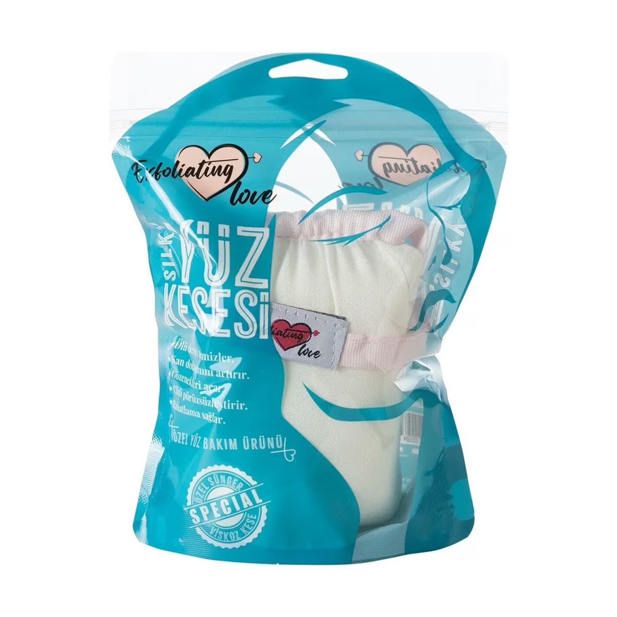 Exfoliating Love Silky Yüz Kesesi Süngerli