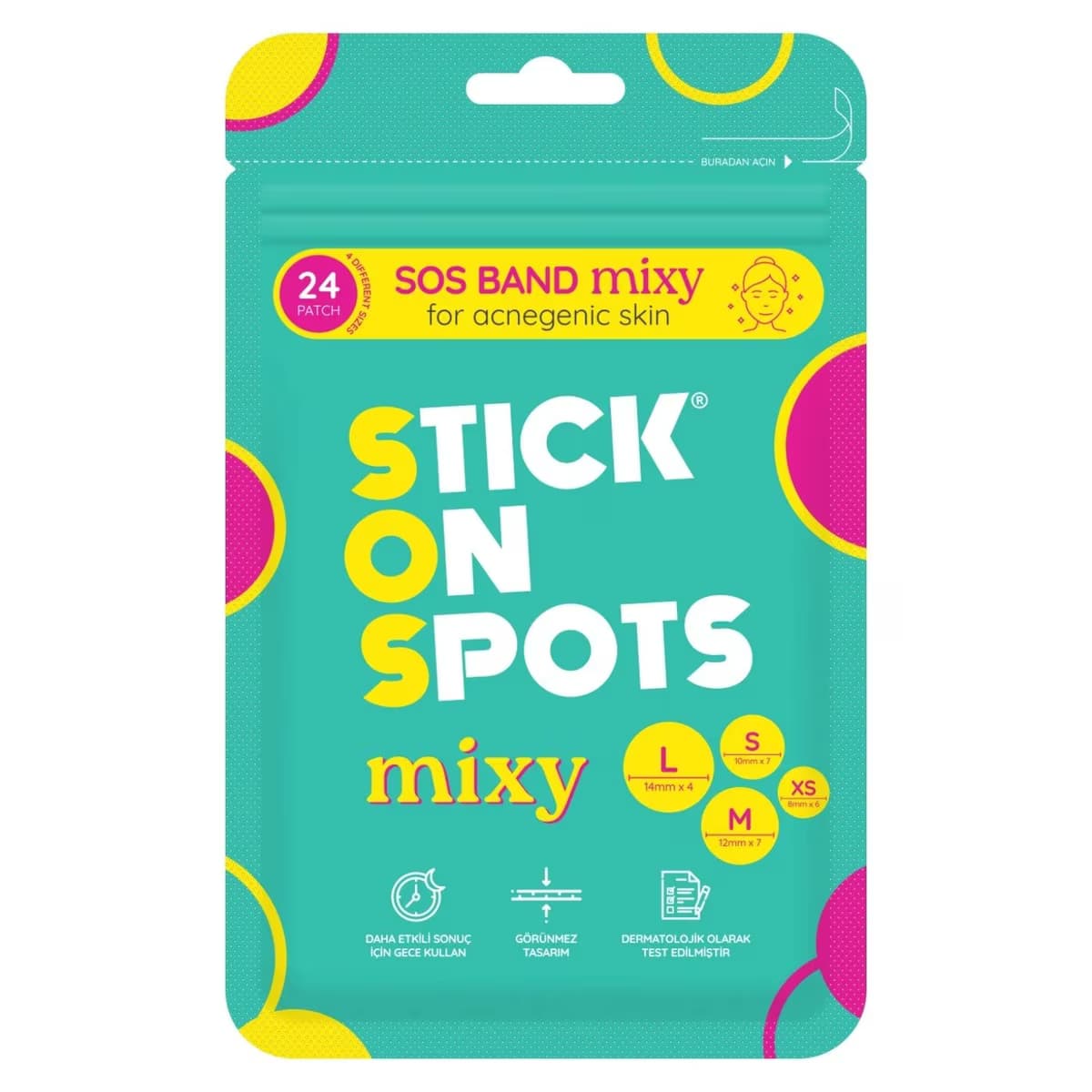 Stick On Spots SOS Band Mixy Karma 24'lü