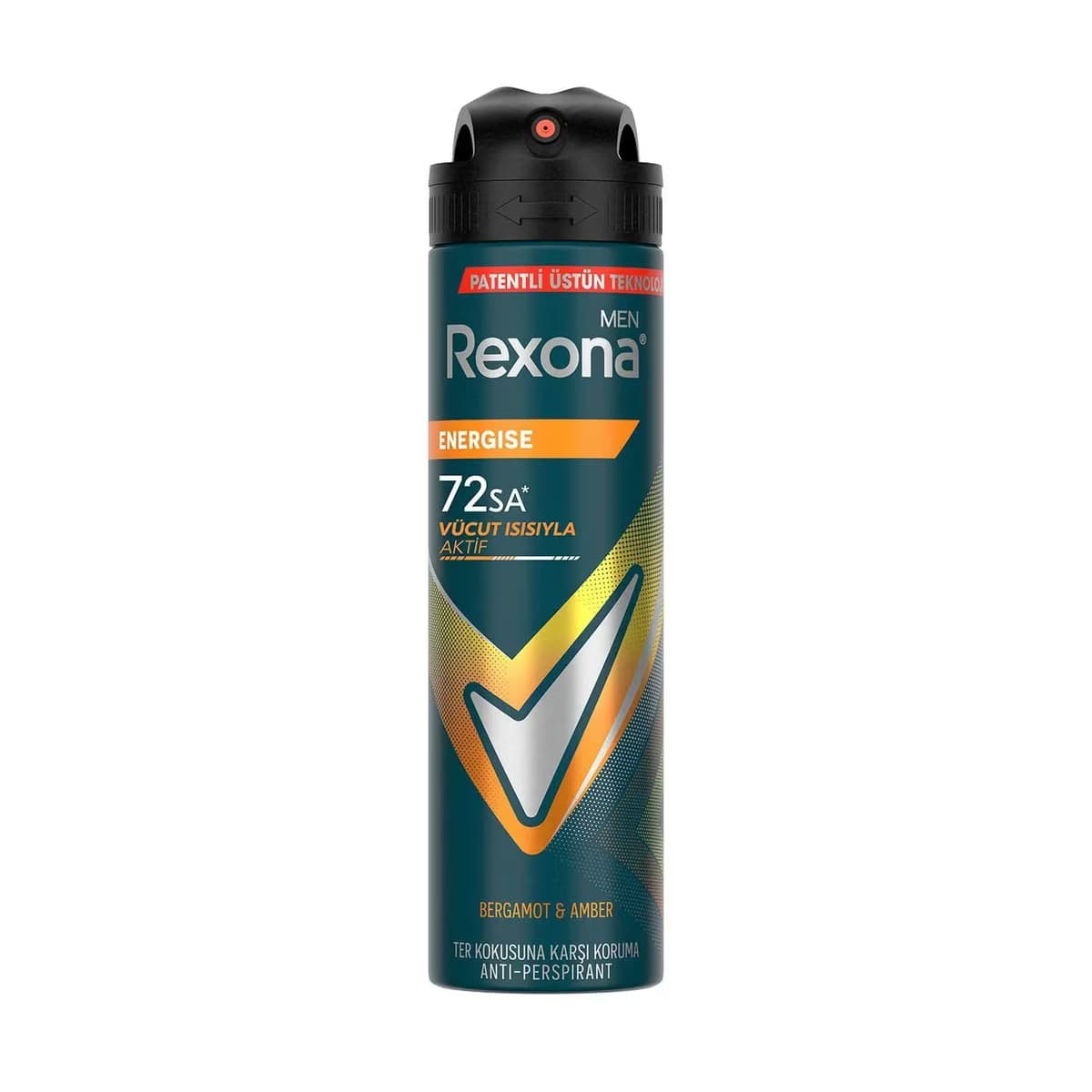 Rexona Men Sprey Deodorant Energise Bergamot & Amber 150 ml