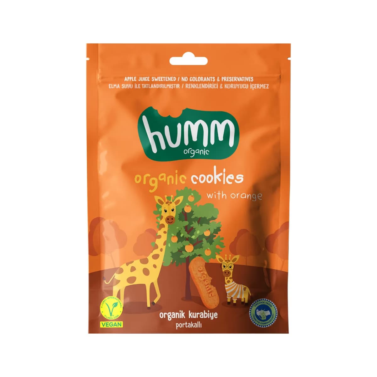 Humm Kurabiye Organik Vegan Portakallı 55 g