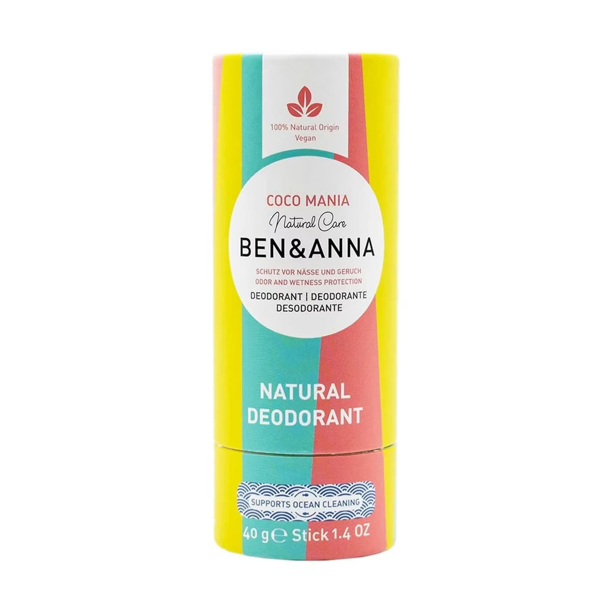 Ben & Anna Stick Deodorant Coco Mania Natural 40 g