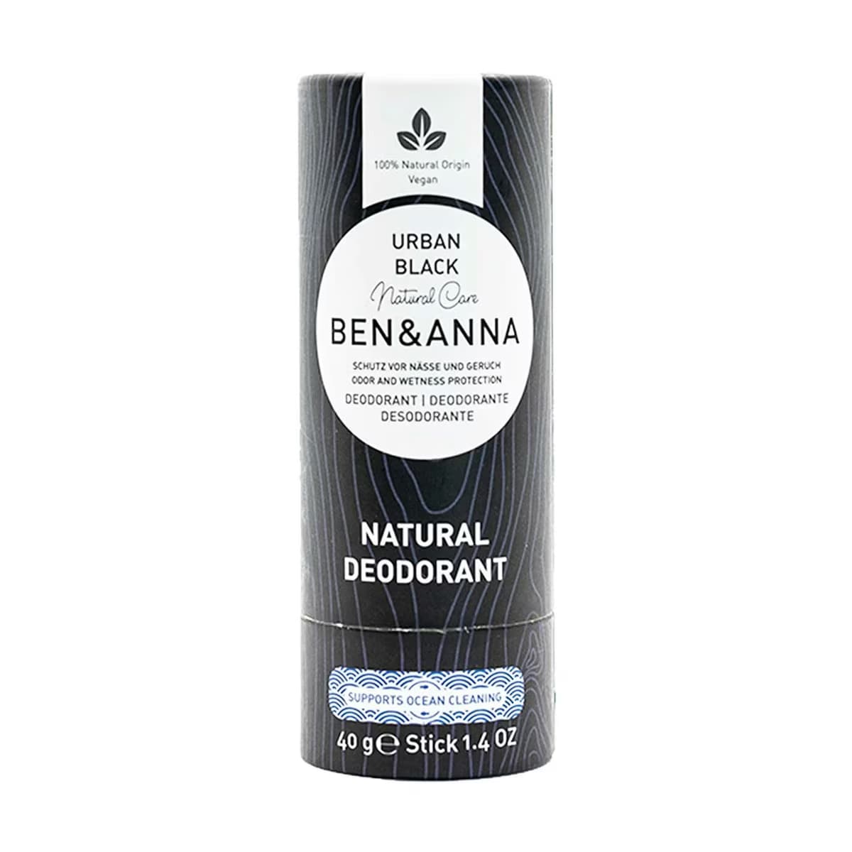 Ben & Anna Stick Deodorant Urban Black Natural 40 g