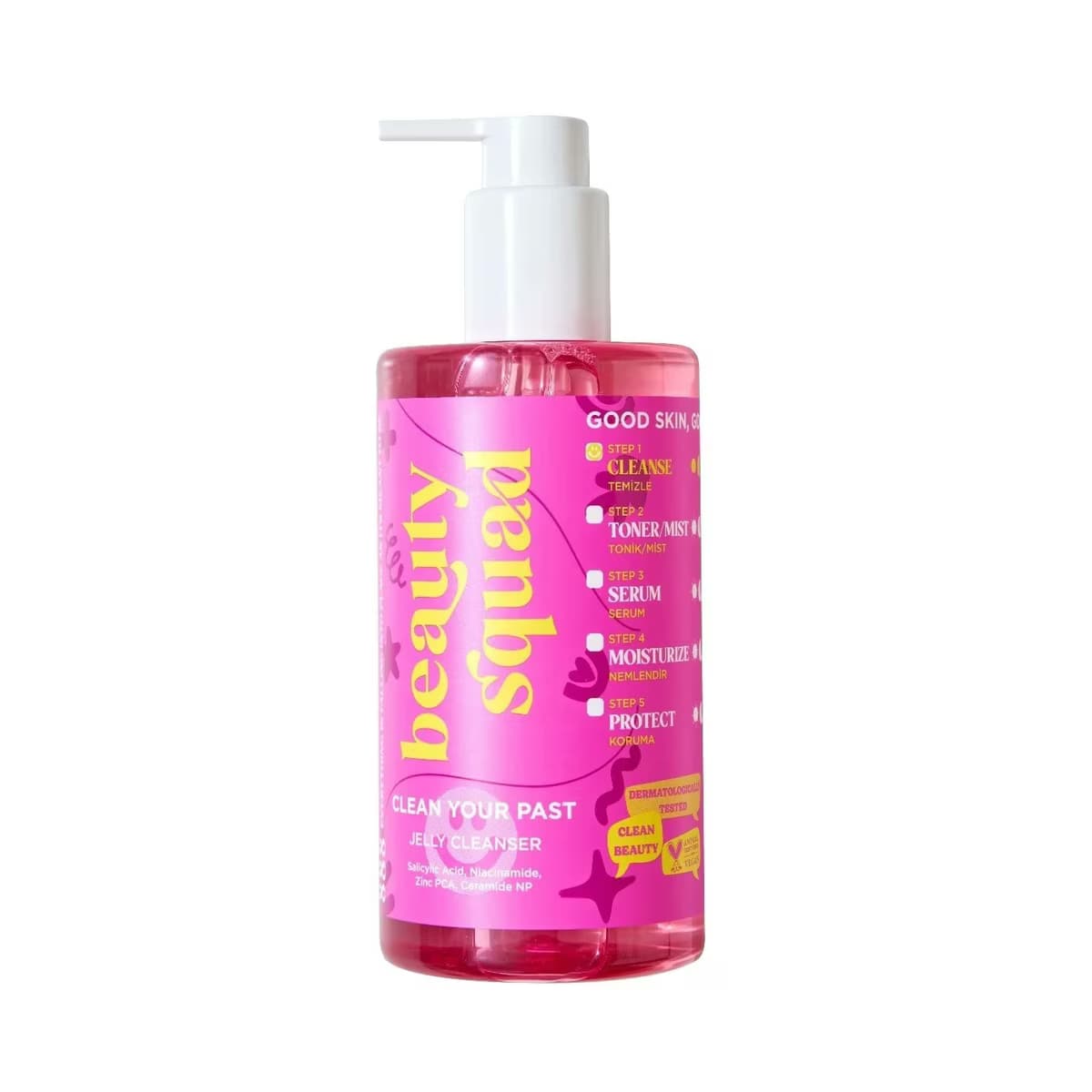 Beauty Squad Jelly Cleanser Yağlı ve Akneli Ciltler İçin 350 ml
